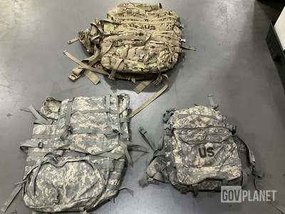 (11) Large Field Pack Sets, (4) Rifleman Sets & Assorted Items