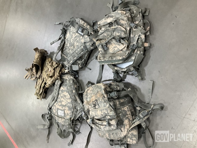 (22) Tactical Assault Panels, (8) Assault Packs & Assorted Items
