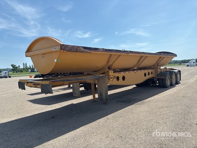 2002 Sidump'r 36 ft Tri/A Side Dump Trailer