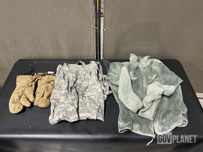 (31) Cold Weather Jackets, (1) Pair of Cold Weather Mittens & Assorted Items