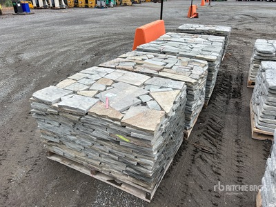 Quantity of (5) Pallets of 1 in Gauged Colonial Wallstone