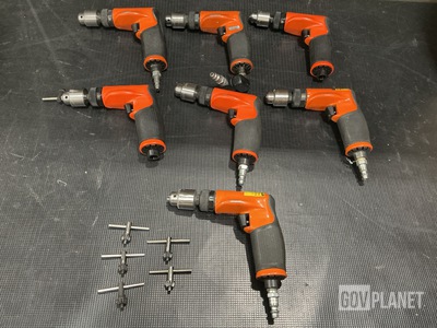 (7) Dotco 14CFS93-38 Pneumatic Drills