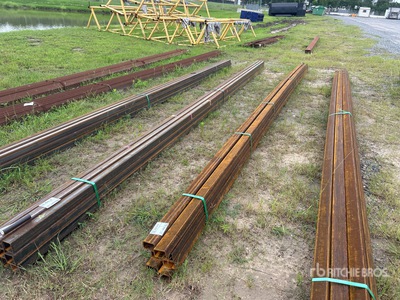 Quantity of (8) 2025 Kit Containers STEEL 2 in x 3 in x 24 ft Rectangular Tubing