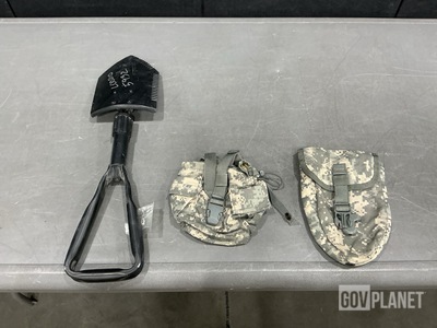 (161) Entrenching Tool Carriers, (594) Canteen Pouches & Assorted Items