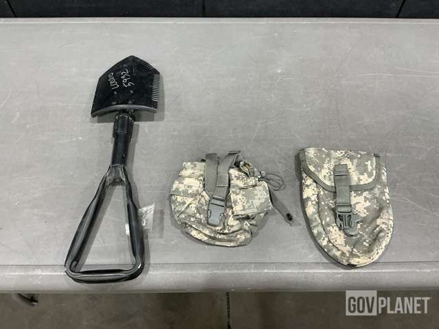 (161) Entrenching Tool Carriers, (594) Canteen Pouches & Assorted Items
