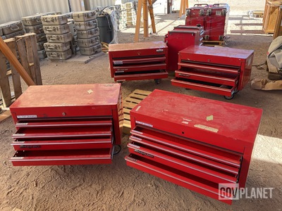 (4) Snap-On Tool Boxes
