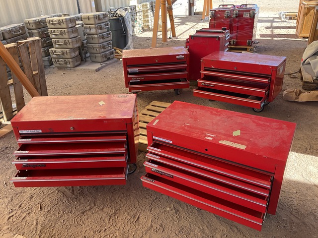 (4) Snap-On Tool Boxes