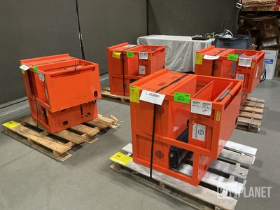 (4) Exponential PMC-R3SK2540A3000 Mobile Power Carts