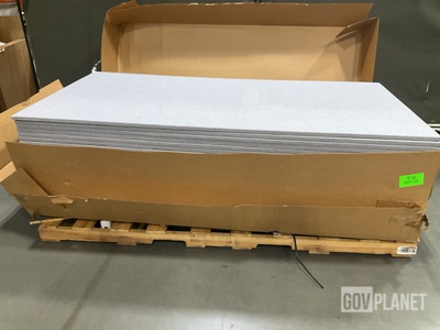 (26) 4' x 8' x 1" Alphasorb Medium Gray Fabric Wrapped Acoustic Wall Panels