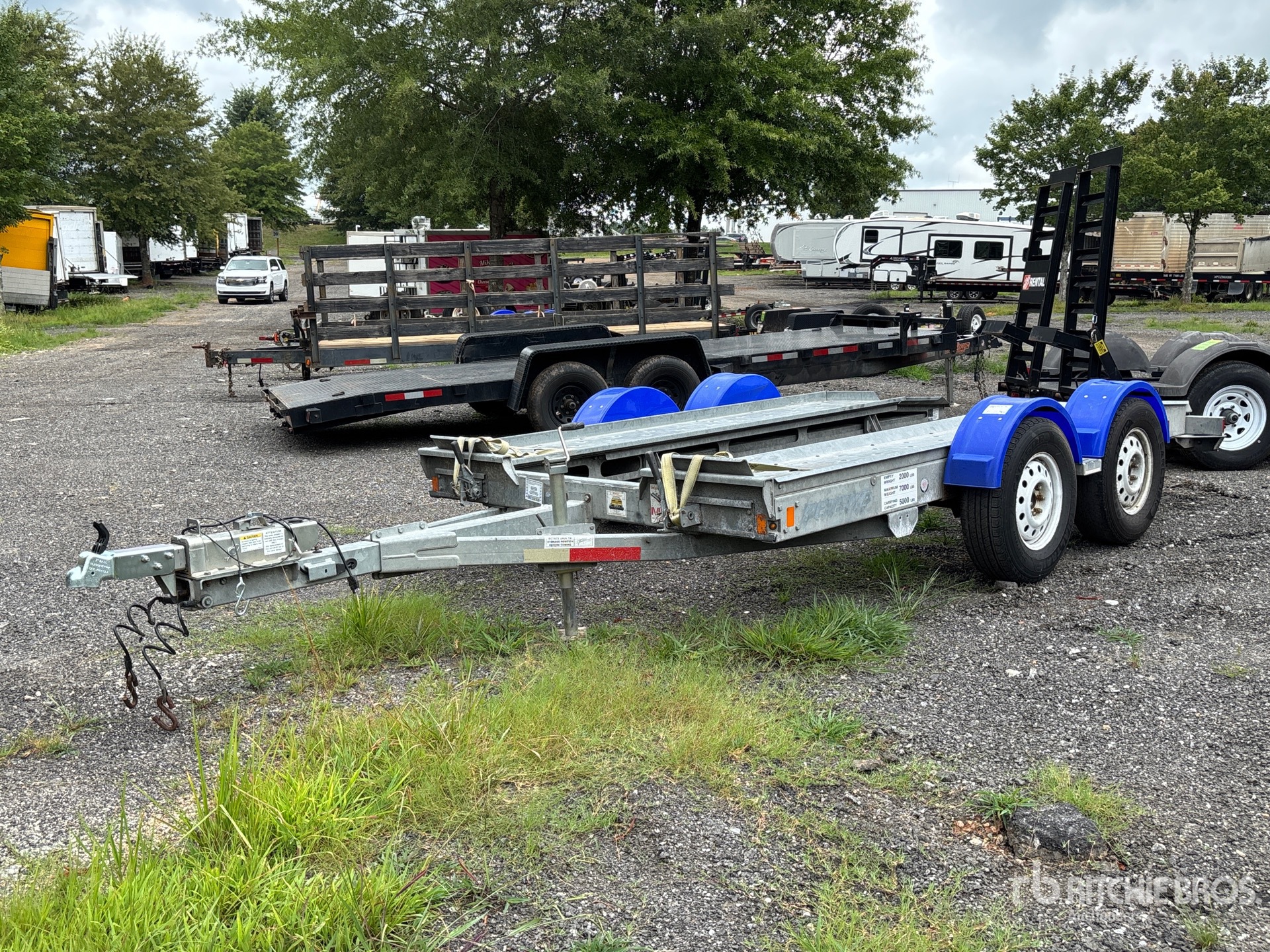 2019 Demco AT7000P T/A 1 Car Open Car Carrier Trailer
