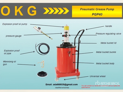 Quantity of (6) 2026 OKG HP-PGP40 Lote de Bombas de Grasa (Sin Usar) / معدات حقن الشحوم (Unused)