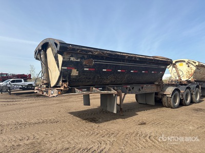2009 Midland Tri/A Super B-Train Lead Side Dump Trailer