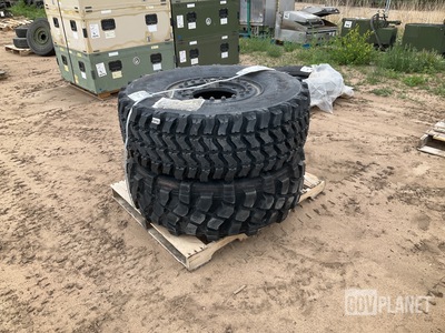 Michelin 395/85R20 Tire w/Wheel & Goodyear 395/85R20 Tire w/Wheel