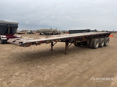 2013 Manac 40 ft Tri/A Flatbed Remolque Petrolero