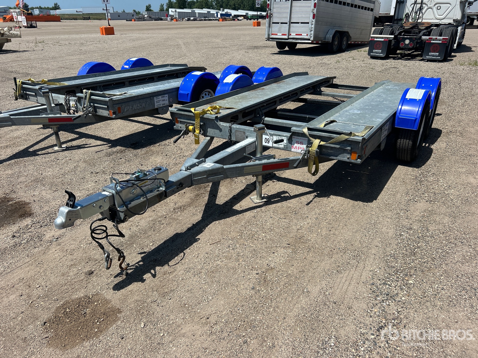 2019 Demco AT7000P T/A 1 Car Open Car Carrier Trailer