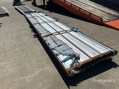 18 ft x 3 ft 6 in Galvanized Steel Siding Roofing