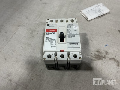 (5) Cutler-Hammer EHD3025VH08 Industrial Circuit Breakers
