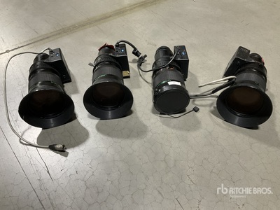(4) Fujinon TV Zoom Lenses