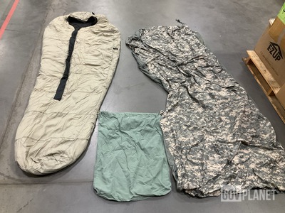 (4) Improved Combat Shelters, (90) Barracks Bags & Assorted Items