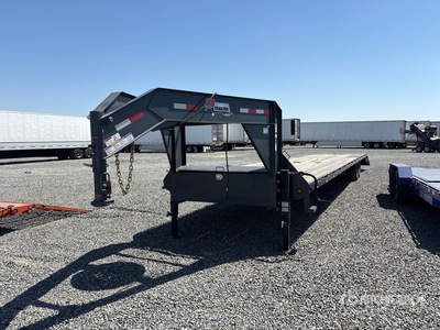 2025 HD 40 ft T/A Gooseneck Gooseneck Remolque Portamaquinaria