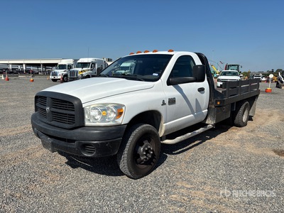 2007 Dodge Ram 3500 4x2 Flatbed Truck