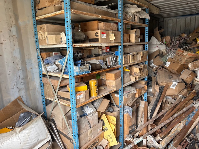 Quantity of Parts with 1985 20 ft Standard Storage Container