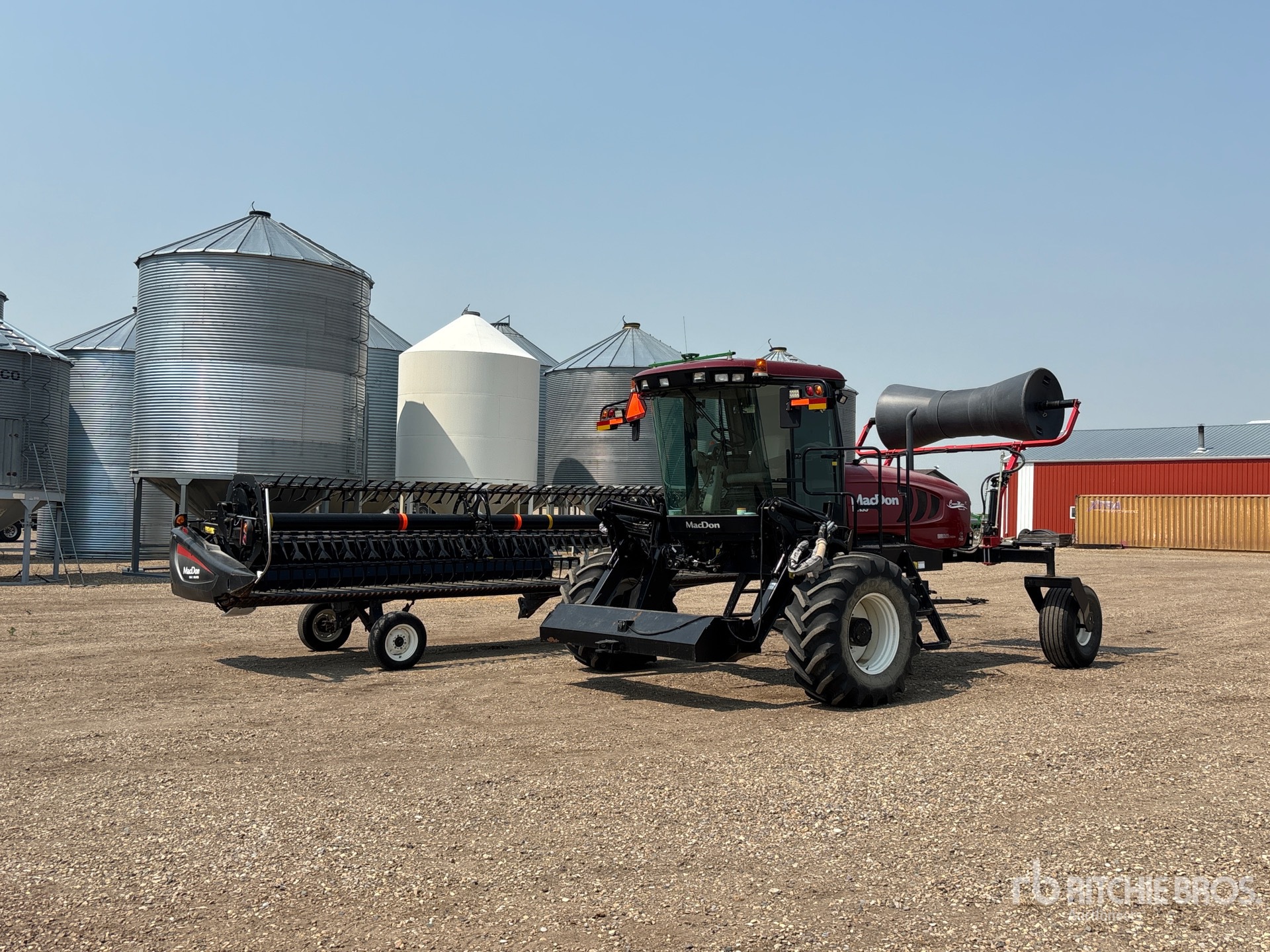 2013 MacDon M155 40 ft Swather Windrower
