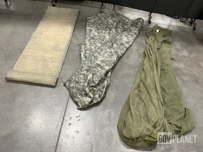 (39) Poncho Liners, (13) Self-Inflating Sleeping Mats & Assorted Items