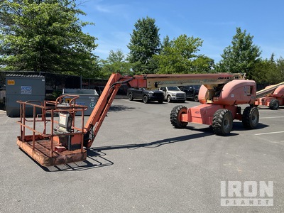 2008 JLG 660SJ 4WD Diesel with Skypower Articulating Boom Lift