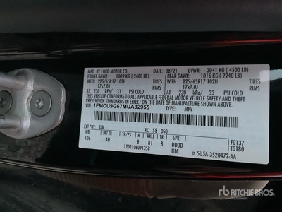 2021 Ford Escape AWD SUV