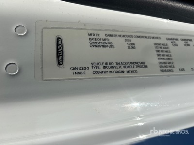 2022 Freightliner M2 106 4x2 Water Truck