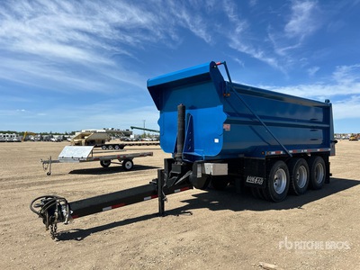 2023 Langfab 20 ft Tri/A Pup Dump Trailer