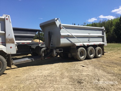 2023 Langfab 20 ft Tri/A Aluminum Pup Dump Trailer