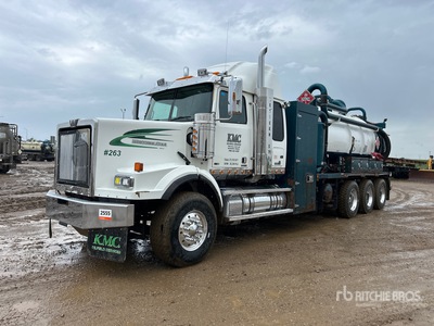 2013 Custom Vac on 2013 Western Star 4900SB 8x6 Sleeper Combination Wash/ Vacuum Tanker Truck