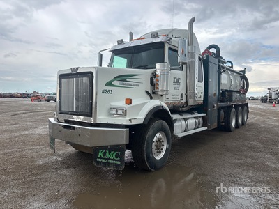 2013 Custom Vac on 2013 Western Star 4900SB 8x6 Sleeper Combination Wash/ Vacuum Tanker Truck