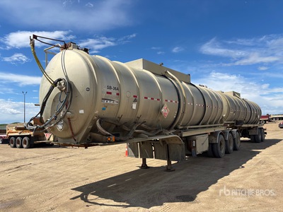 2007 Heil 8850 gal Super B-Train Lead Tanker Trailer