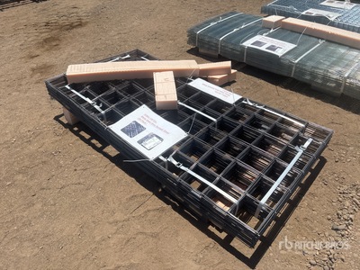 Quantity of (50) 36 in x 72 in Metal Steel Wire Mesh Sheet