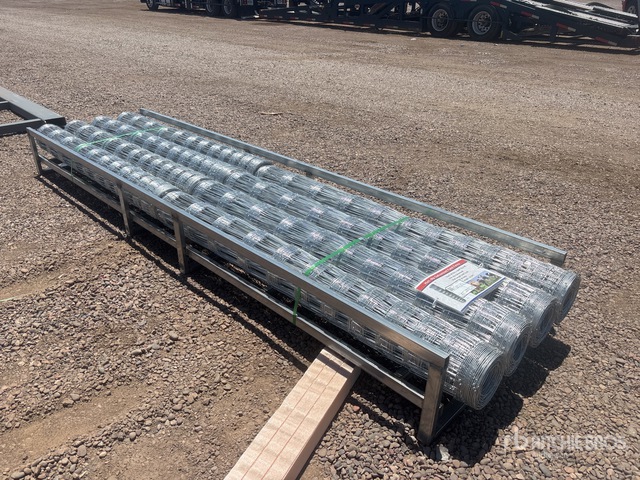 Quantity of (8) 5.9 ft x 164 ft Hot-dip Galvanized Field Site Fence