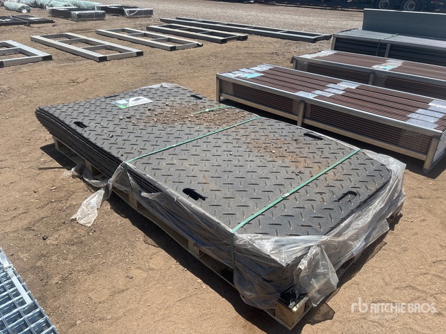 Quantity of (12) 8 ft x 4 ft Ground Protection Road Mat