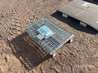 2.6 ft x 2 ft x 2.1 ft Collapsible Wire Mesh Container Varios, tienda, almacen, consumidor
