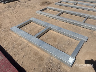 3 ft x 7 ft Forklift Metal Pallet Thickening