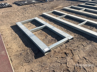 3 ft x 7 ft Forklift Metal Pallet Thickening
