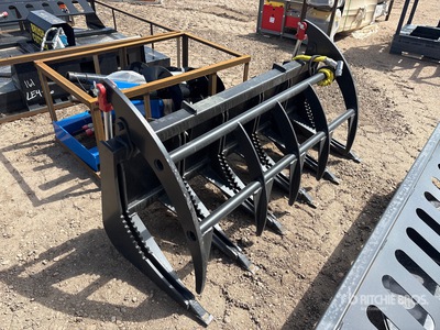 All-Star 68 in 68 In. Skid Steer Root Rake (Unused)