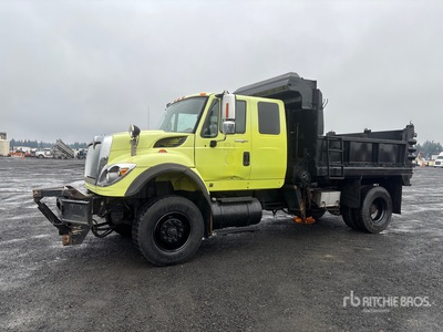 2008 International 7600 SBA 4x2 Extended Cab Spreader Truck (Inoperable)