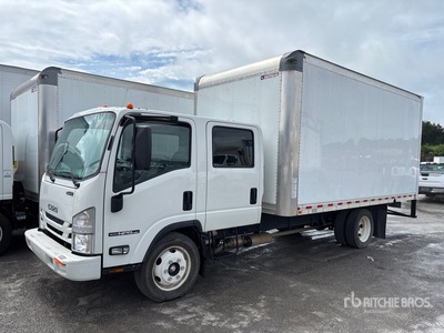 2022 Isuzu NPR 4x2 Crew Cab Van Truck
