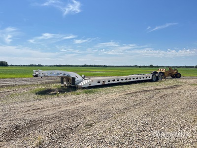 1997 Peerless 30 ft 16-Wheel Double Drop Removable Gooseneck Step Deck Trailer