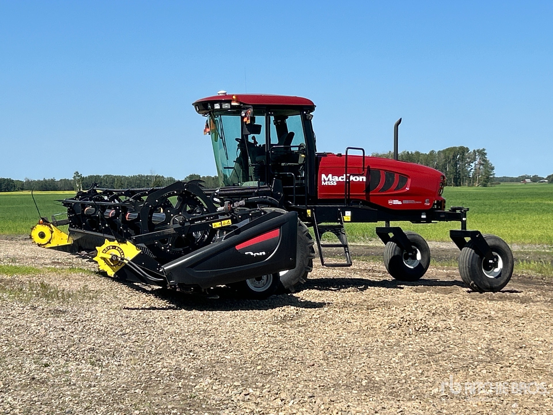 2015 MacDon M155 35 ft Swather Windrower