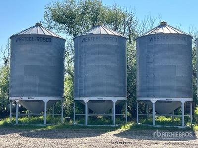 Westeel +/- 2100 bu 6 Ring Hopper Trémie à grains