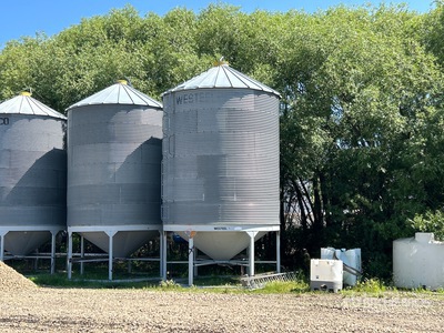 Westeel +/- 2100 bu 6 Ring Hopper Trémie à grains