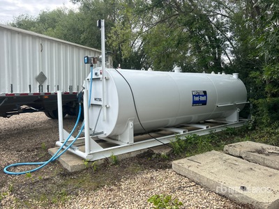 2013 Westeel 11000 L Skid Mounted Diesel Fuel Tank
